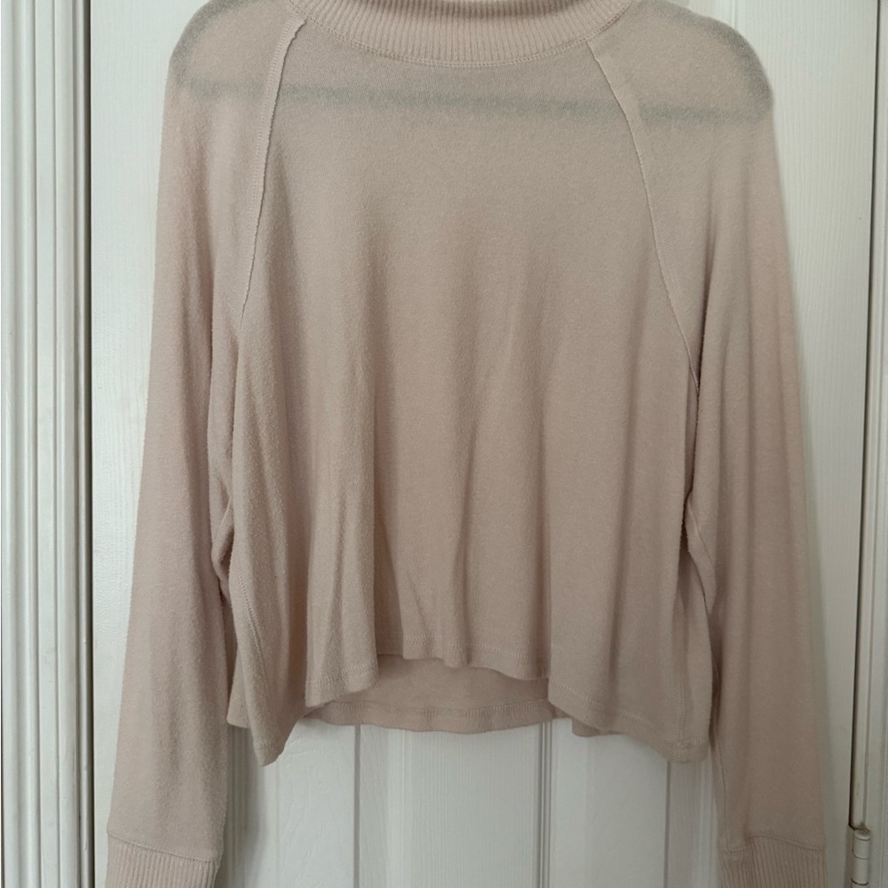Abercrombie & Fitch Cream Cowl Neck Sweater